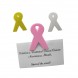 Pink Ribbon Magnetic Memo Holder Clip